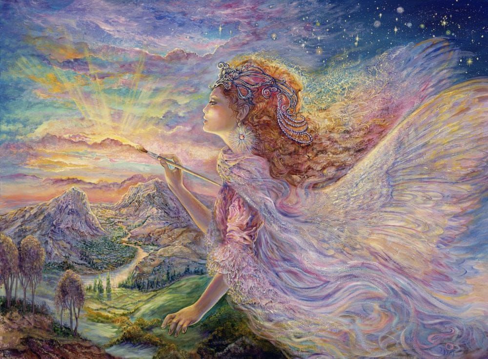 Grafika Puzzle 2000 dílků Josephine Wall - Aurora - obrázek 1