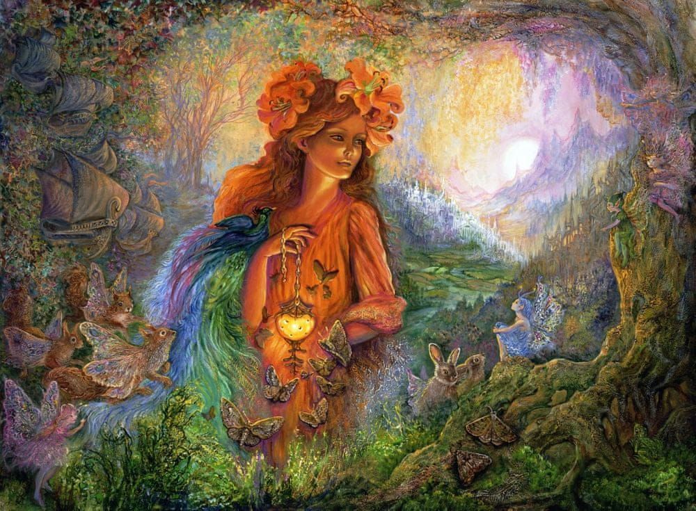 Grafika Puzzle 2000 dílků Josephine Wall - Lighting the Way - obrázek 1