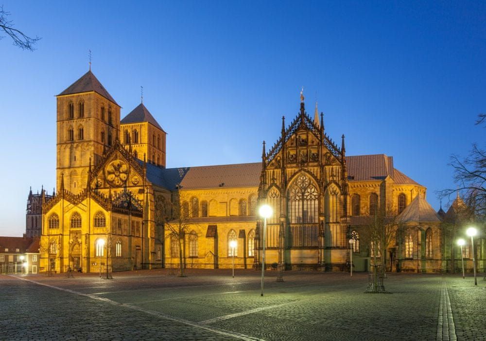 Grafika Puzzle 1000 dílků Deutschland Edition - Cathedral St. Paulus, Münster - obrázek 1