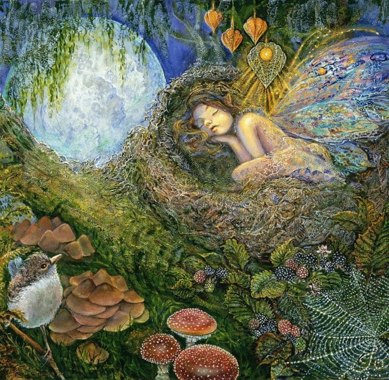 Grafika Puzzle 1500 dílků Josephine Wall - Fairy Nest - obrázek 1
