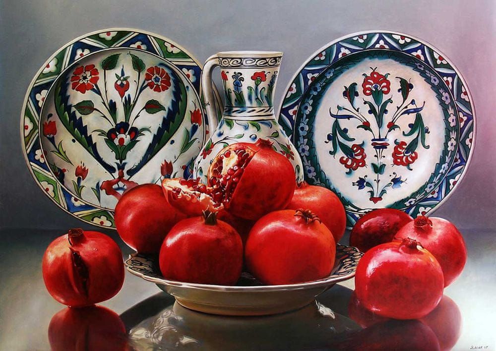 KS Games Puzzle 1000 dílků Porcelain and Pomegranates - obrázek 1