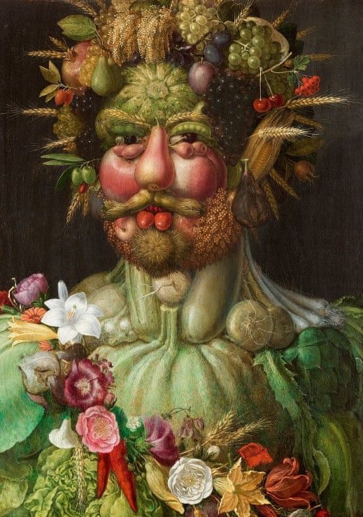 Grafika Puzzle 1000 dílků Giuseppe Arcimboldo: Rudolf II of Habsburg as Vertu - obrázek 1
