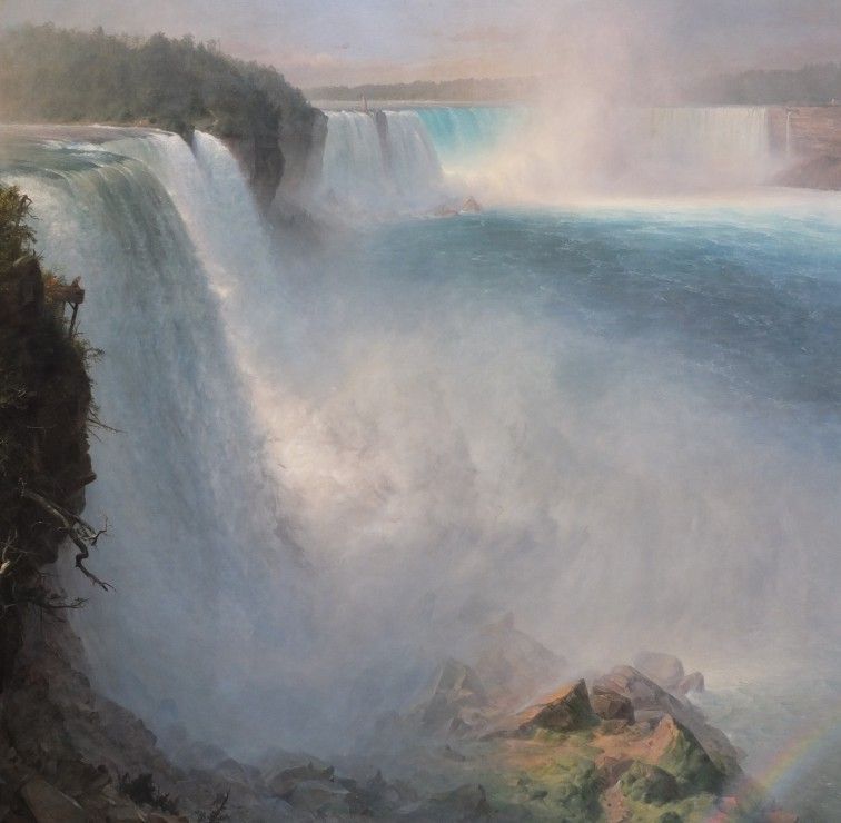 Grafika Puzzle 1500 dílků Frederic Edwin Church : Les Chutes du Niagara - Côt - obrázek 1