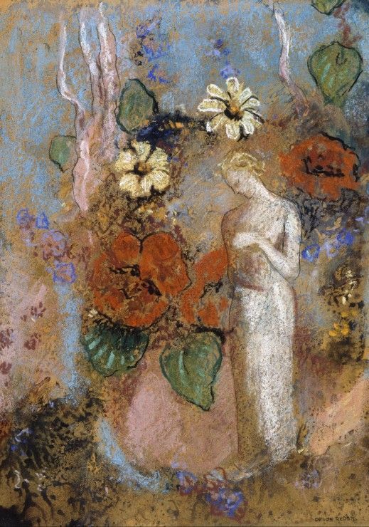 Grafika Puzzle 1000 dílků Odilon Redon : Pandora, 1910-1912 - obrázek 1