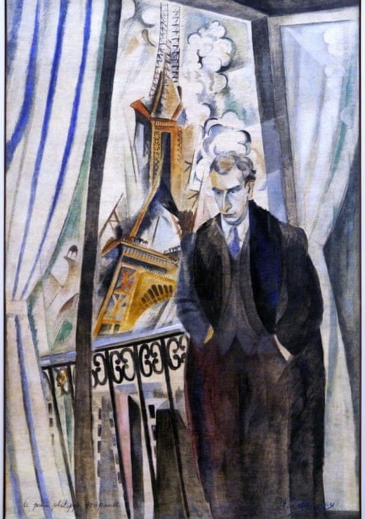 Grafika Puzzle 1000 dílků Robert Delaunay : Le Poète Philippe Soupault, 1922 - obrázek 1