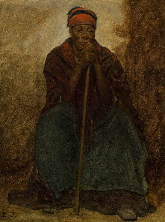 Grafika Puzzle 2000 dílků Jonathan Eastman Johnson : Dinah, Portrait of a Neg - obrázek 1