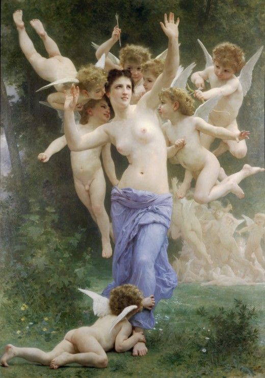 Grafika Puzzle 1000 dílků William Bouguereau : Invitation, 1893 - obrázek 1