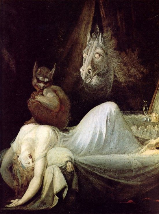 Grafika Puzzle 2000 dílků Henry Fuseli : Le Cauchemar, 1790-1791 - obrázek 1