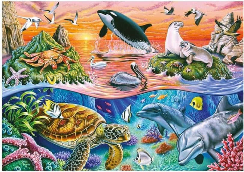 Ravensburger Puzzle 100 dílků Ocean - obrázek 1