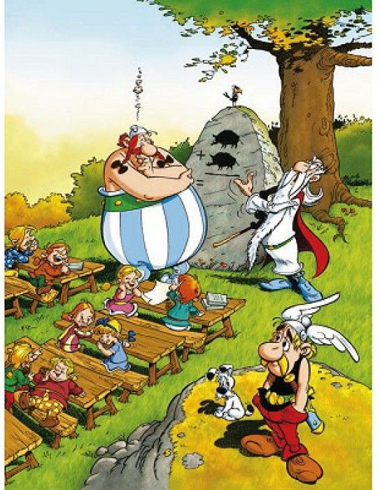 Ravensburger Puzzle 100 dílků Jigsaw Puzzle - 100 dílků - Asterix & Obelix : Scho - obrázek 1