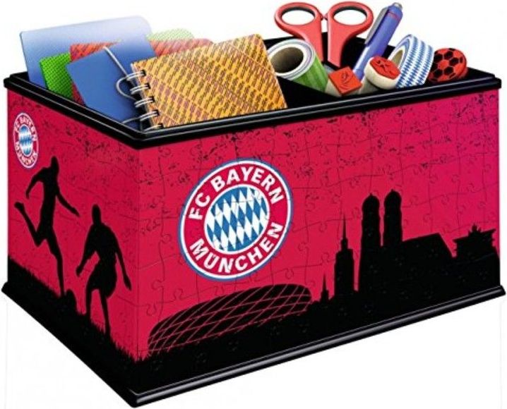 Ravensburger Puzzle 216 dílků 3D Jigsaw Puzzle - FC Bayern Box - obrázek 1
