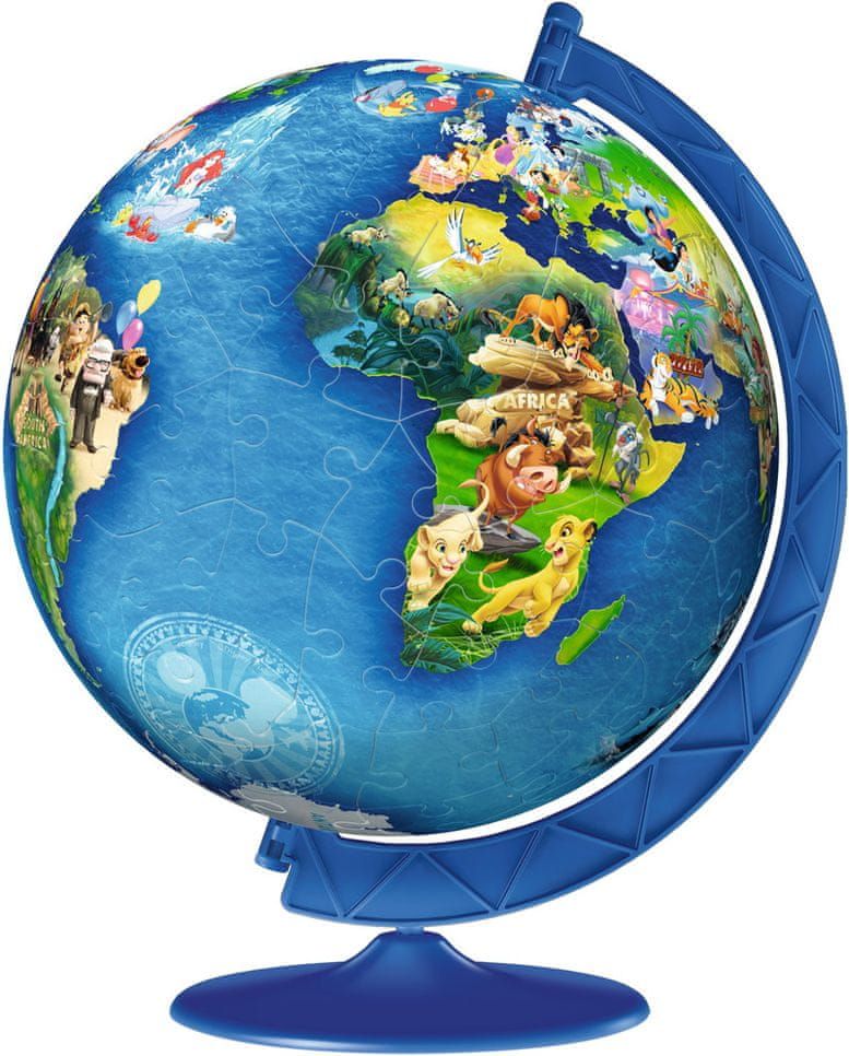 Ravensburger Puzzle 180 dílků 3D Puzzle - Disney Globe - obrázek 1