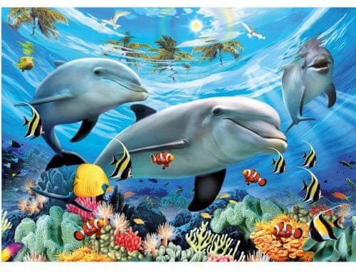 Ravensburger Puzzle 300 dílků Jigsaw Puzzle - 300 dílků - Dolphins' Ball - obrázek 1