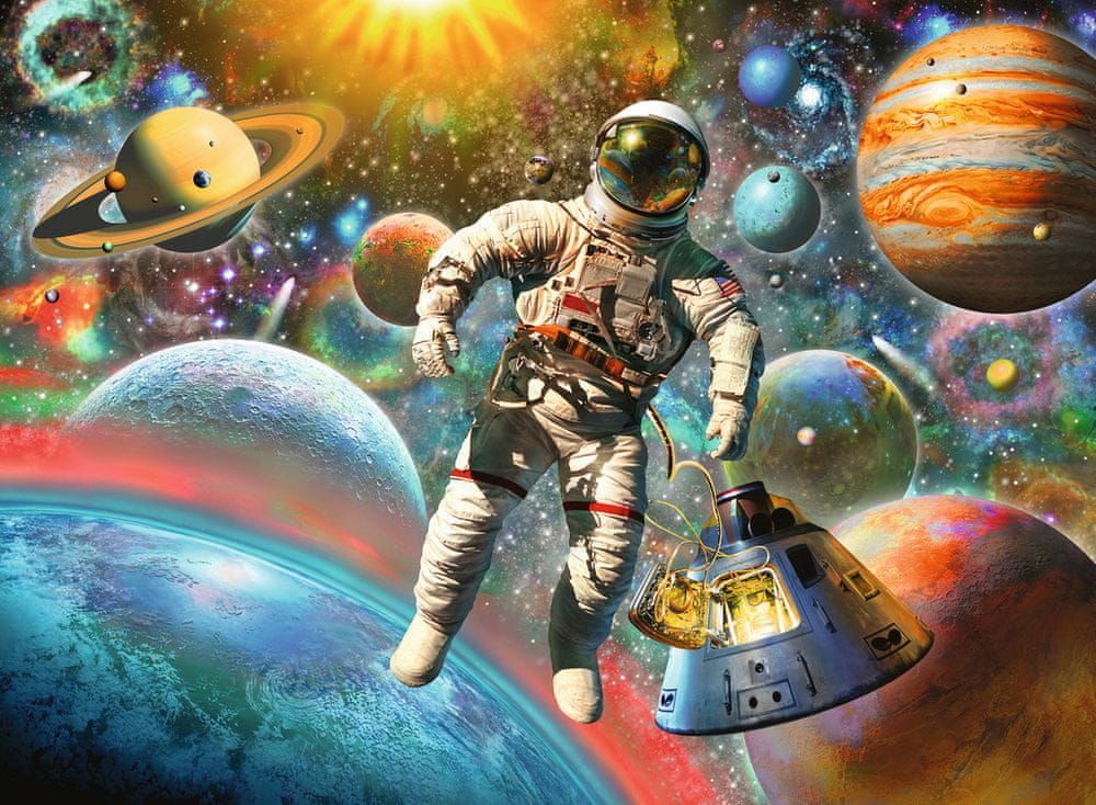 Ravensburger Puzzle 200 dílků XXL Piecs - Star Line - Space Trip - obrázek 1