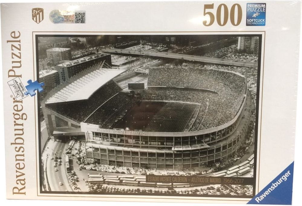 Ravensburger Puzzle 500 dílků Atlético de Madrid, Estadio Vicente Calderón - obrázek 1