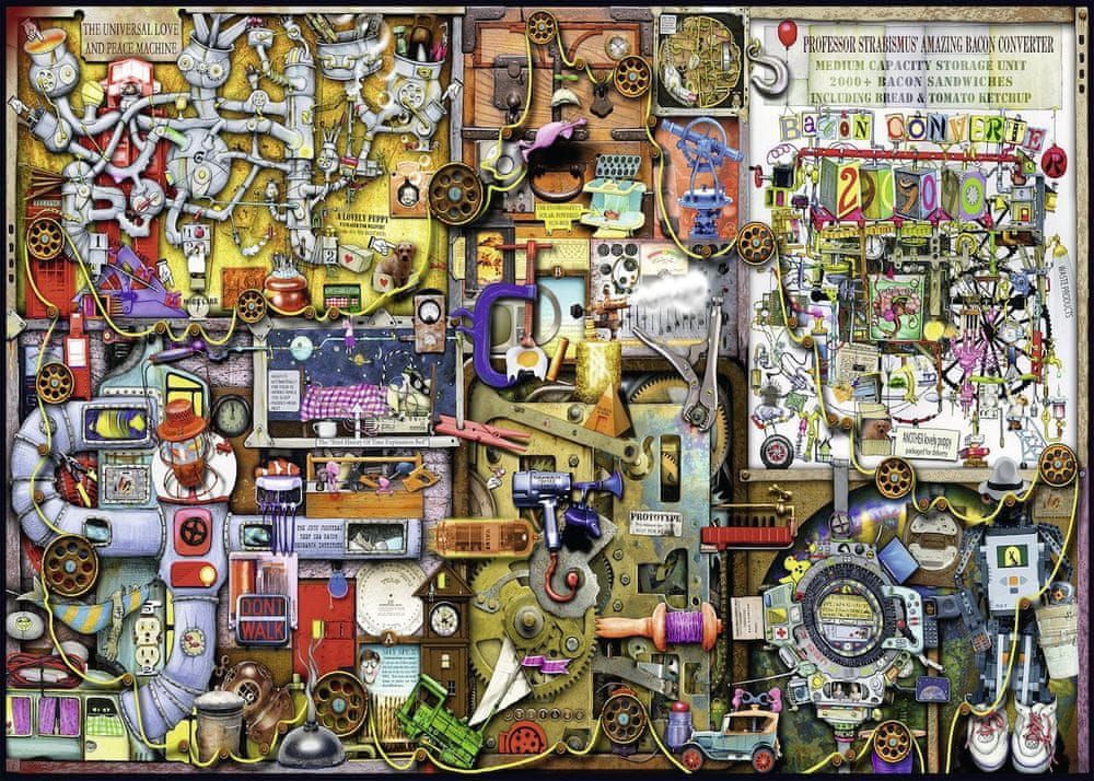Ravensburger Puzzle 1000 dílků Colin Thompson : Inventor - obrázek 1