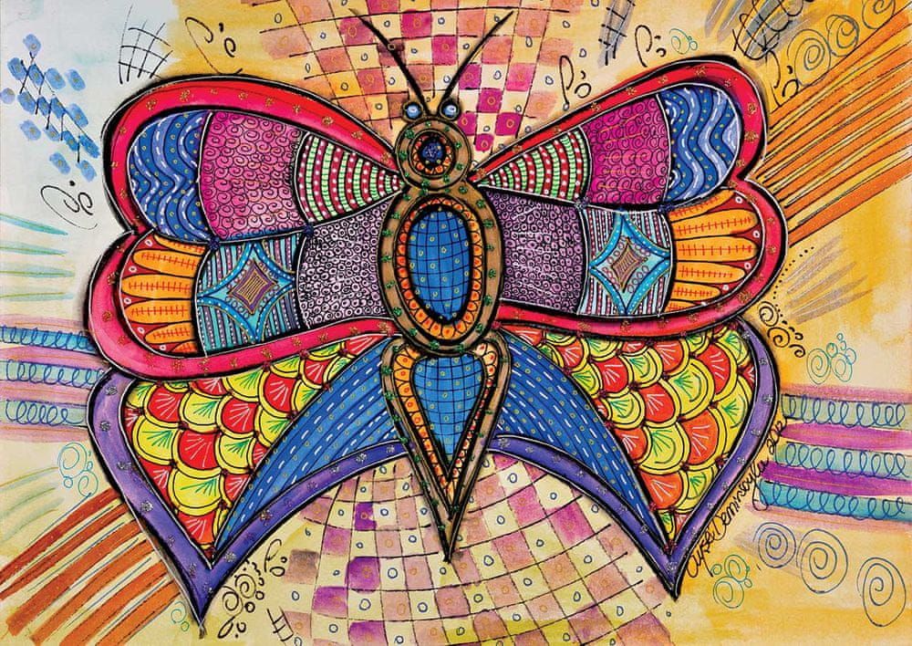 KS Games Puzzle 1000 dílků Butterfly - obrázek 1