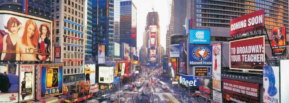 KS Games Puzzle 1000 dílků New-York, Times Square - obrázek 1