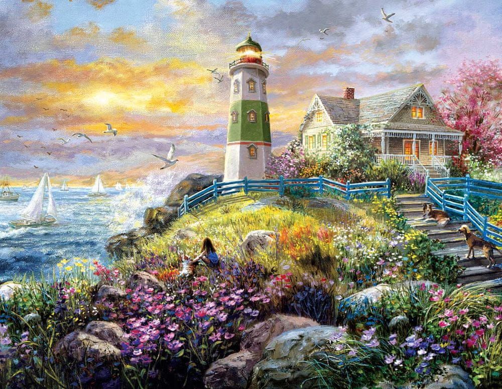 SunsOut Puzzle 1000 dílků Nicky Boehme - A Lighthouse Memory - obrázek 1