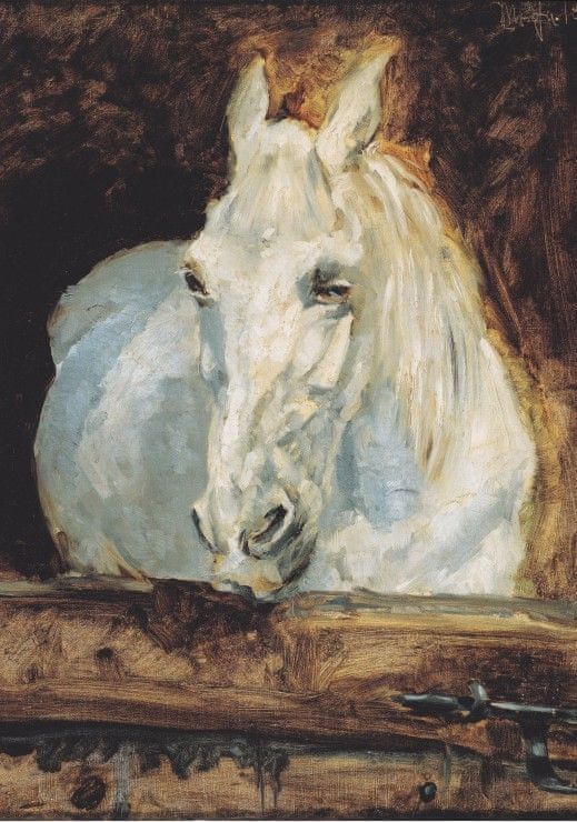 Grafika Puzzle 1000 dílků Henri de Toulouse-Lautrec : Cheval Blanc Gazelle, 1 - obrázek 1