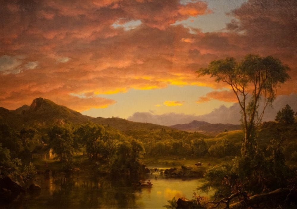 Grafika Puzzle 1000 dílků Frederic Edwin Church : A Country Home, 1854 - obrázek 1
