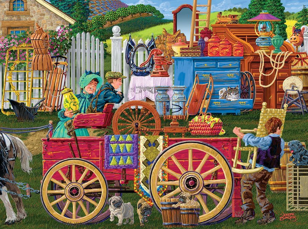 SunsOut Puzzle 1000 dílků Joseph Burgess - Vintage Yard Sale - obrázek 1