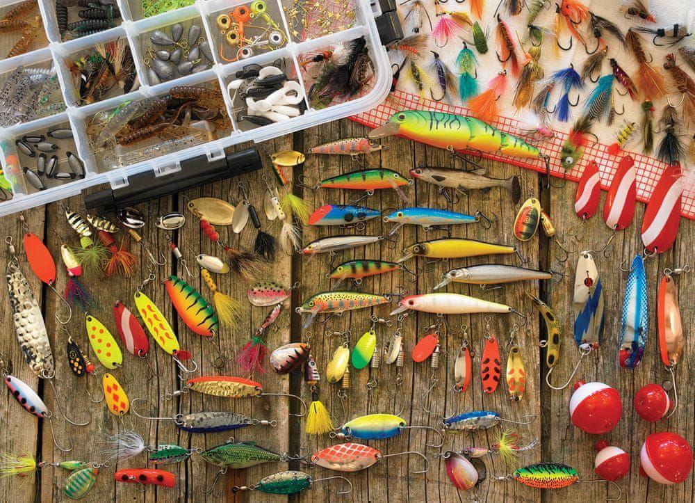Cobble Hill Puzzle 1000 dílků Fishing Lures - obrázek 1