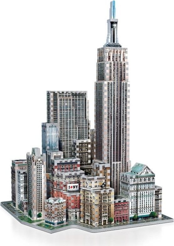 Wrebbit Puzzle 900 dílků 3D Jigsaw Puzzle - New York Collection: Midtown West - obrázek 1