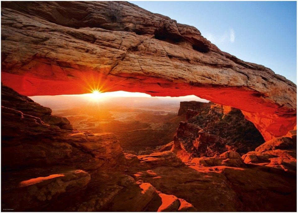 Heye Puzzle 1000 dílků USA, Tomas Kaspar : Mesa Arch - obrázek 1