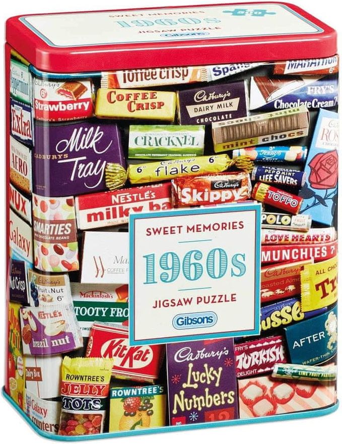 Gibsons Puzzle 500 dílků 1960s Sweet Memories - obrázek 1