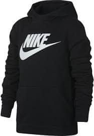 Nike dětská mikina Sportswear S černá - obrázek 1