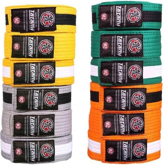 Tatami Fightwear TATAMI Dětské pásky IBJJF - žlutý - obrázek 1