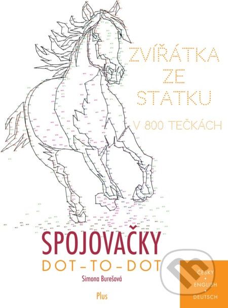 Spojovačky: Zvířátka ze statku v 800 tečkách - Simona Burešová - obrázek 1