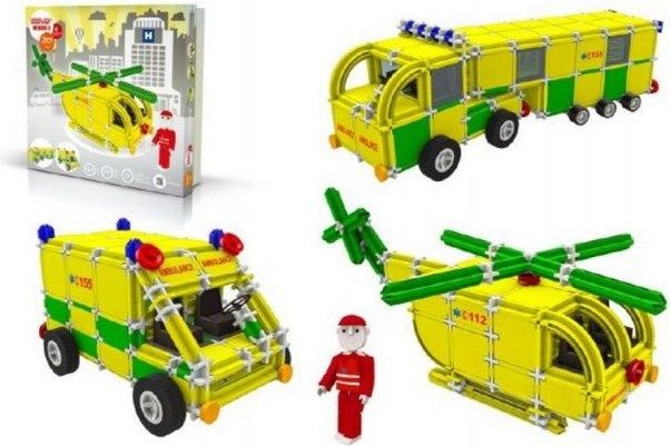 VISTA Stavebnice Seva Rescue 3 Záchranáři 537 dílků - obrázek 1