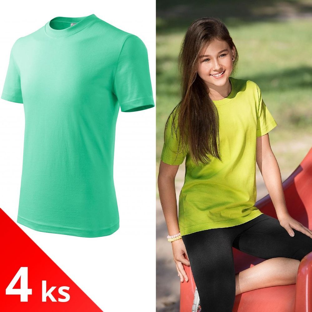 Malfini 4x Mátové Dětské tričko jednoduché - obrázek 1
