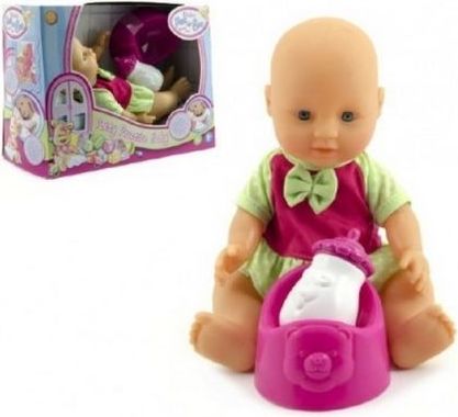 Teddies Miminko s doplňky 30cm pijící a čůrající plast - obrázek 1