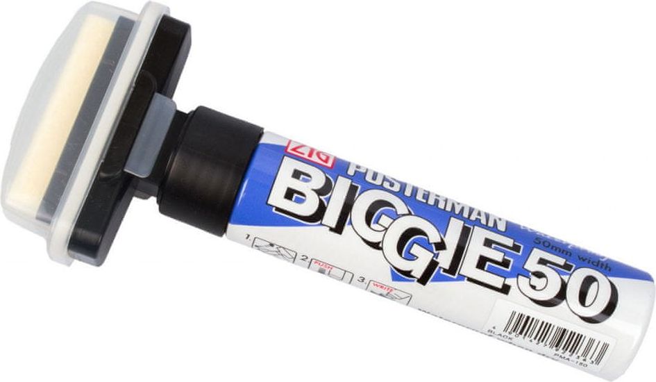 AHProfi Fixy na sklo voděodolné Posterman Biggie - 50 mm - černá - 458100120 | AHProfi - obrázek 1