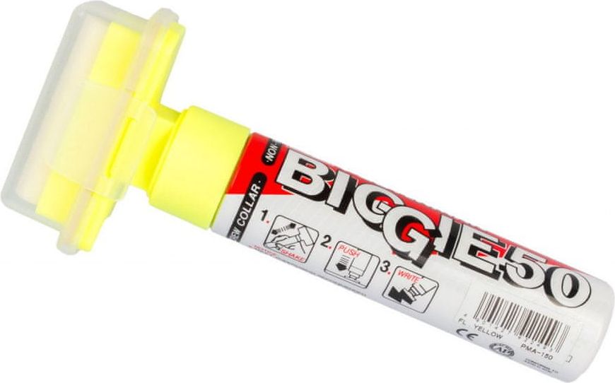 AHProfi Fixy na sklo voděodolné Posterman Biggie - 50 mm - žlutá fl. - 458030110 | AHProfi - obrázek 1