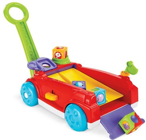 Mattel Vozík s kostkami , 4 kostky - hudební hračka - obrázek 1