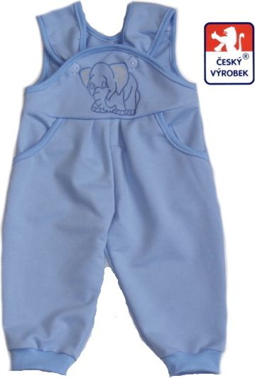 Dětské tepláčky, Dětský svět, světle modré se slonem - obrázek 1