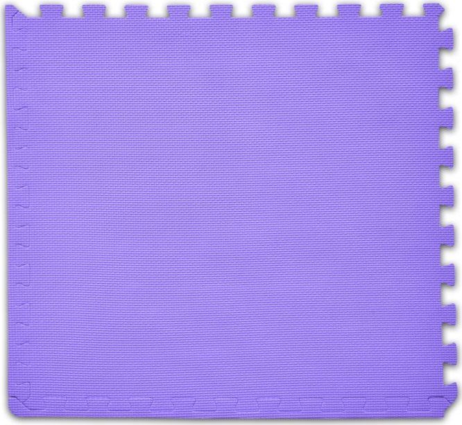BABY Pěnový koberec tl. 2 cm - fialový 1 díl s okraji - obrázek 1