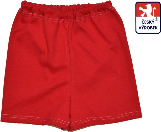 Dětské bavlněné kraťasy Dětský svět, červené - obrázek 1