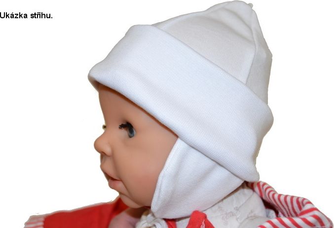 Bavlněná elastická čepička pro miminko, Dětský svět, Kamil, modrá - obrázek 2