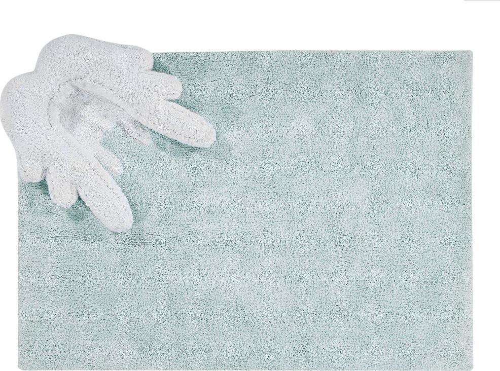 Koberec Ourbaby Puffy Wings 30257-0 obdélník 120x160 cm bílá modrá - obrázek 5