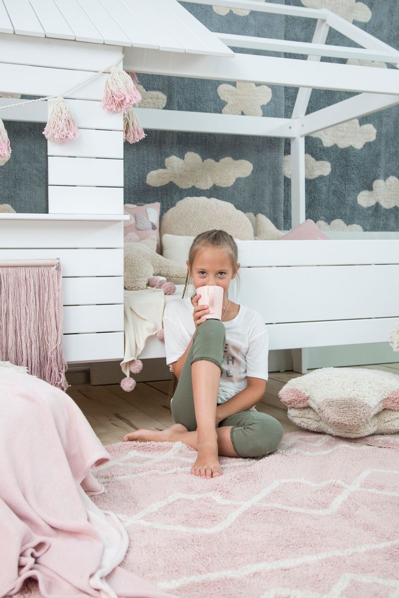 Koberec Ourbaby Oasis 30249-0 obdélník 120x160 cm bílá růžová - obrázek 2