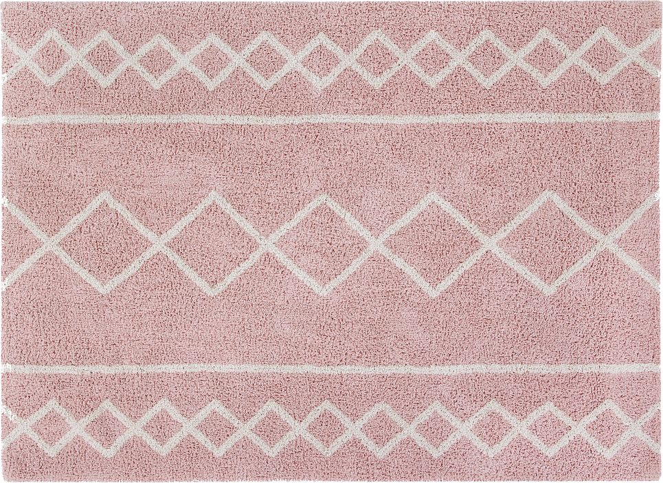 Koberec Ourbaby Oasis 30249-0 obdélník 120x160 cm bílá růžová - obrázek 4