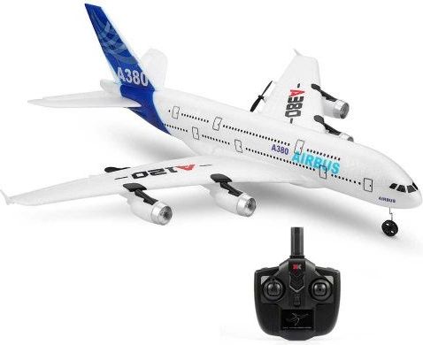 AIRBUS A380 RC letadlo se stabilizací, 3ch - motory a výškovka, 510mm, RTF 2,4GHz, EPP - obrázek 1