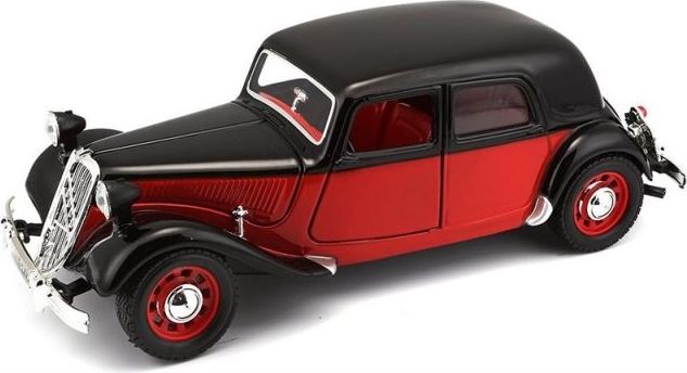 BBurago CITROEN 15CV TA(1938) 1:24 černo-červený - obrázek 1