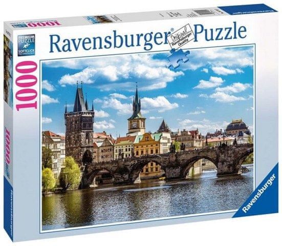 Ravensburger Praha: Pohled na Karlův most 1000 dílků - obrázek 1
