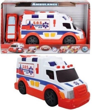 Dickie AS Ambulance 33cm, světlo, zvuk - obrázek 1